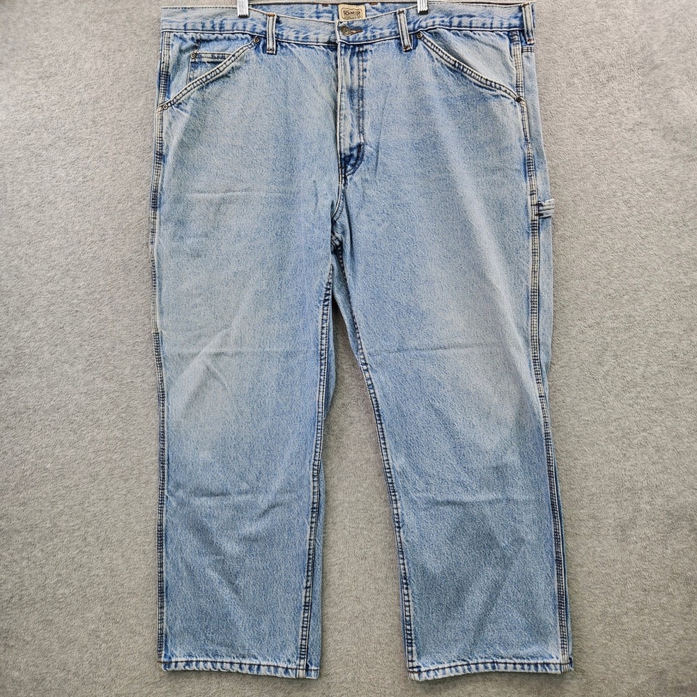 C.E. SCHMIDT Dadcore CARPENTER HAMMER LOOP Utility Jeans Mens 44x30 100% Cotton